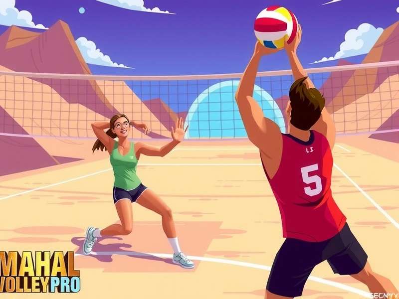 Mahal Volley Pro - India's No.1 Volleyball Game Mahal Volley Pro Game Banner